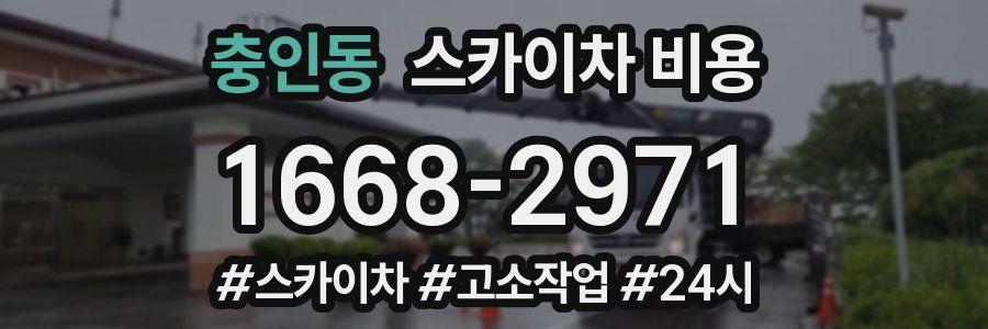 충인동 스카이차 비용