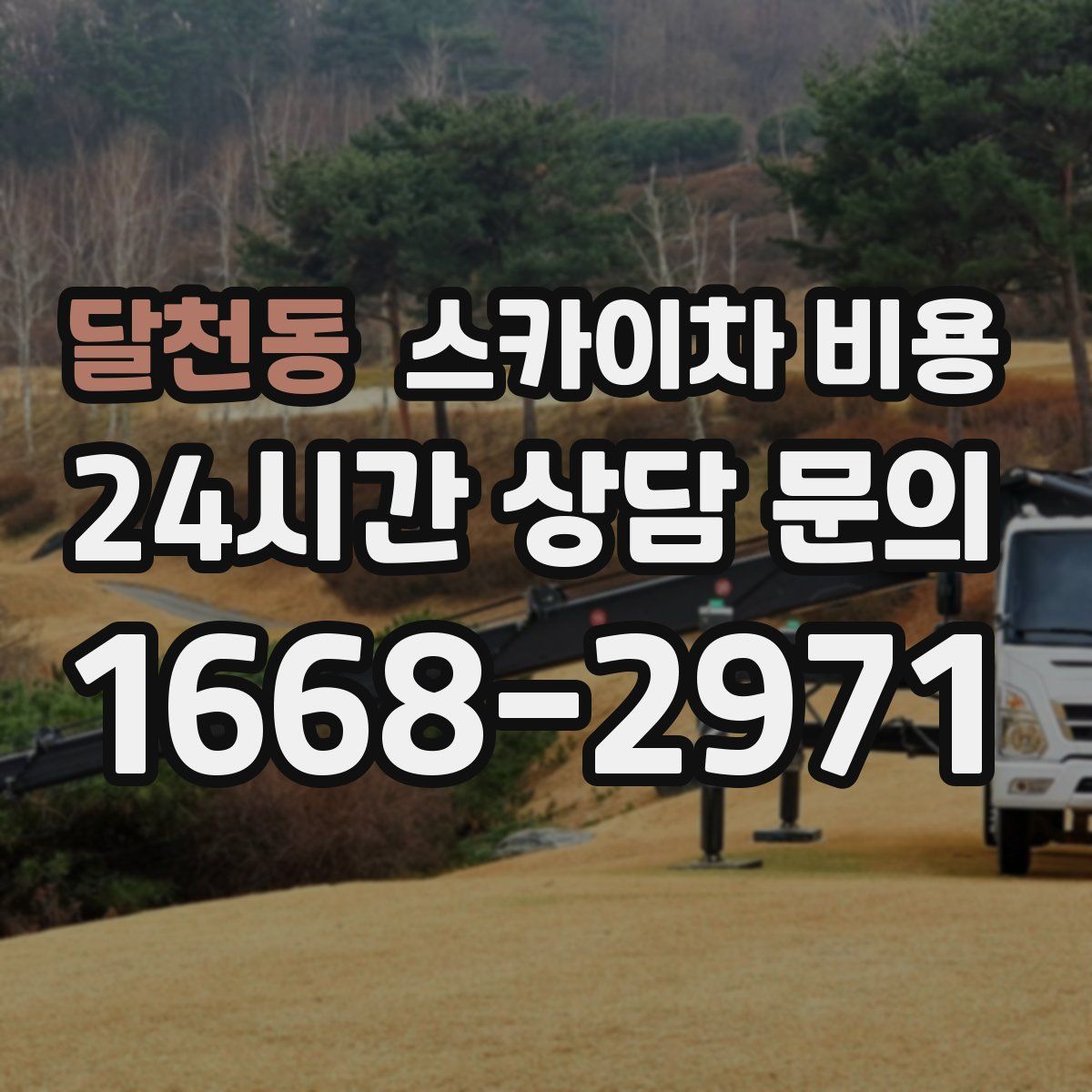 달천동 스카이차 비용