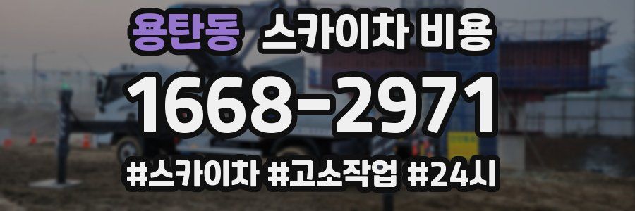 용탄동 스카이차 비용