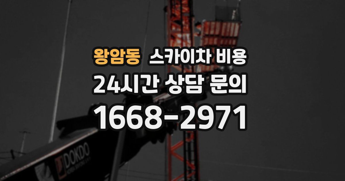 왕암동 스카이차 비용