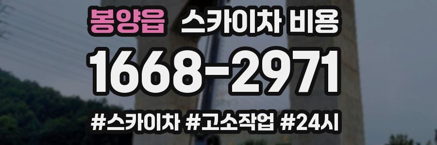 봉양읍 스카이차 비용