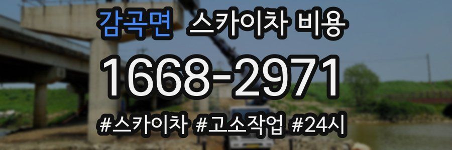 감곡면 스카이차 비용