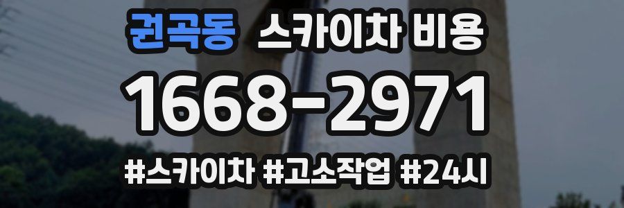 권곡동 스카이차 비용