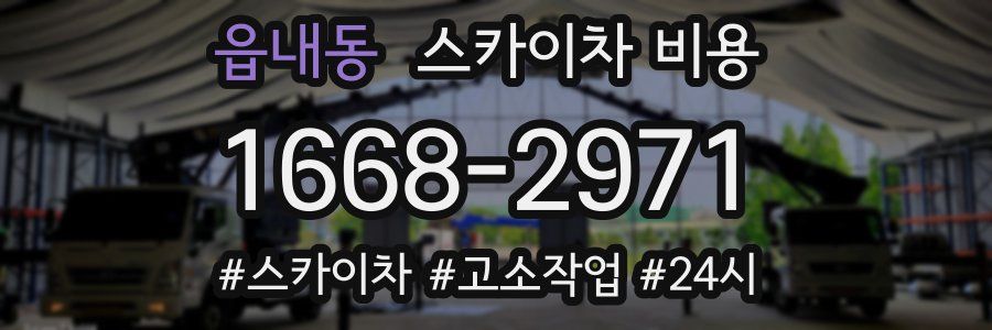 읍내동 스카이차 비용