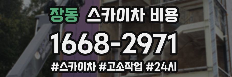 장동 스카이차 비용