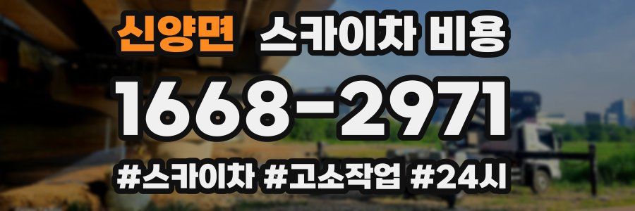 신양면 스카이차 비용