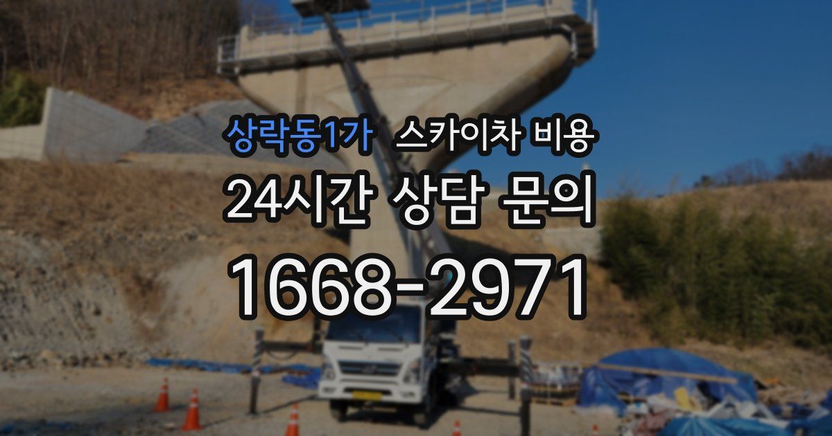 상락동1가 스카이차 비용
