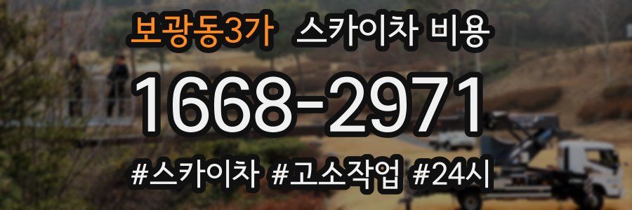 보광동3가 스카이차 비용