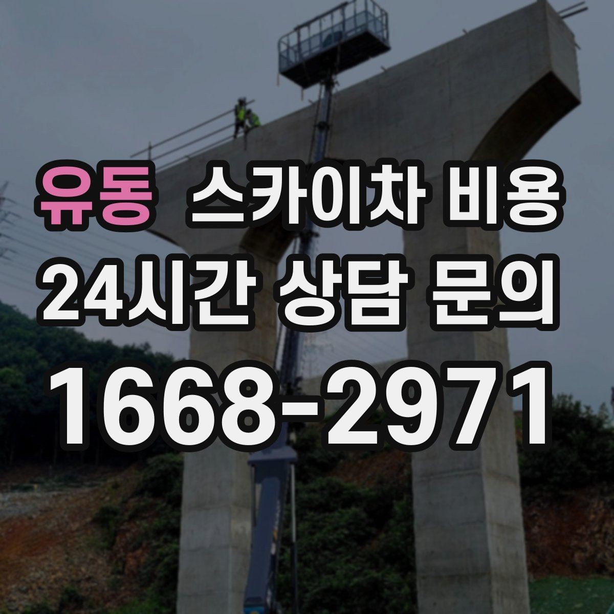 유동 스카이차 비용 높이는 같은데 시간이 달라지는 현장 특징