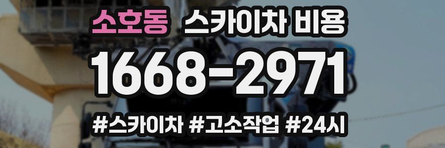 소호동 스카이차 비용