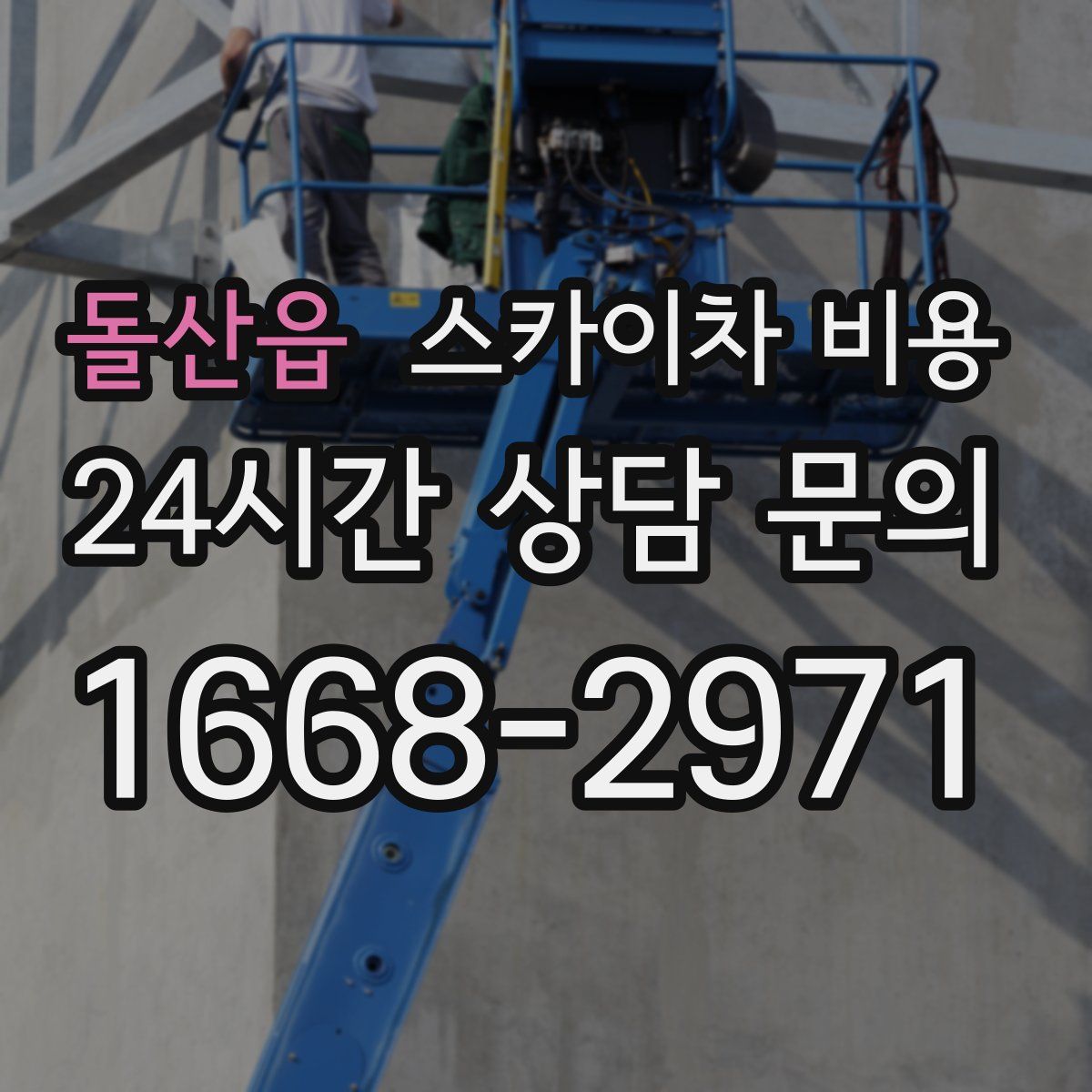 돌산읍 스카이차 비용