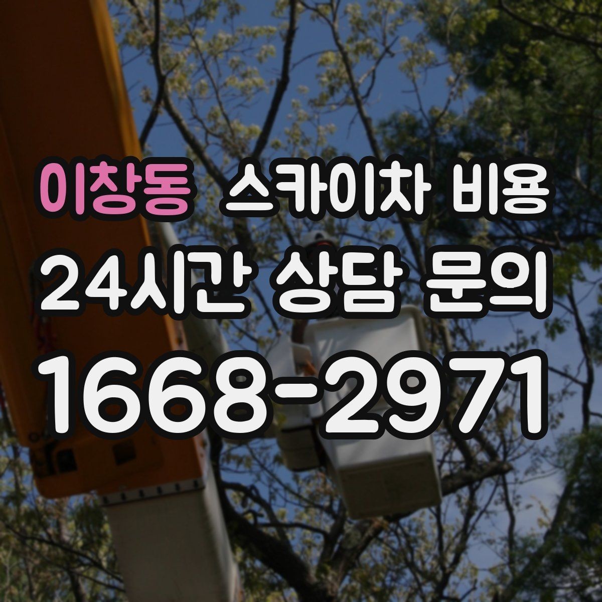 이창동 스카이차 비용 외벽 도장 작업 시 비용 포인트 정리