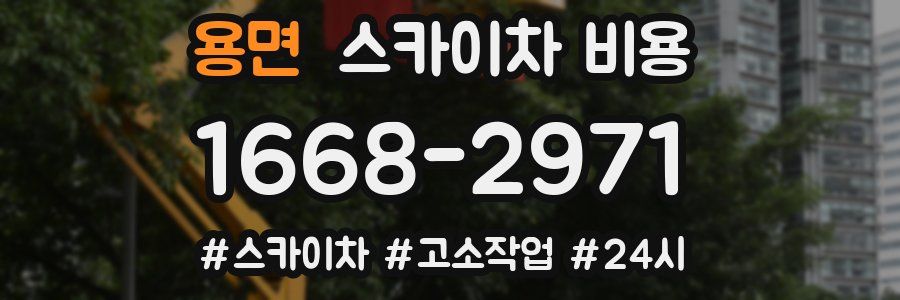 용면 스카이차 비용