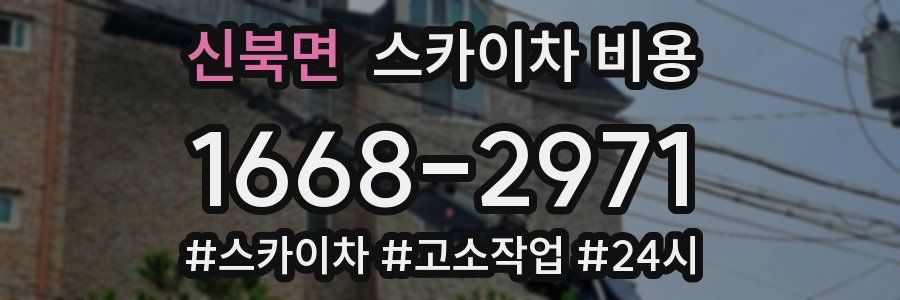 신북면 스카이차 비용