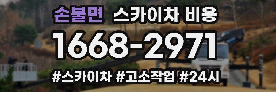 손불면 스카이차 비용