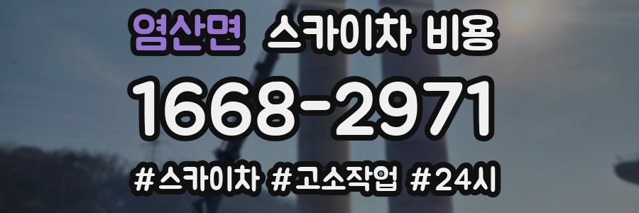 염산면 스카이차 비용