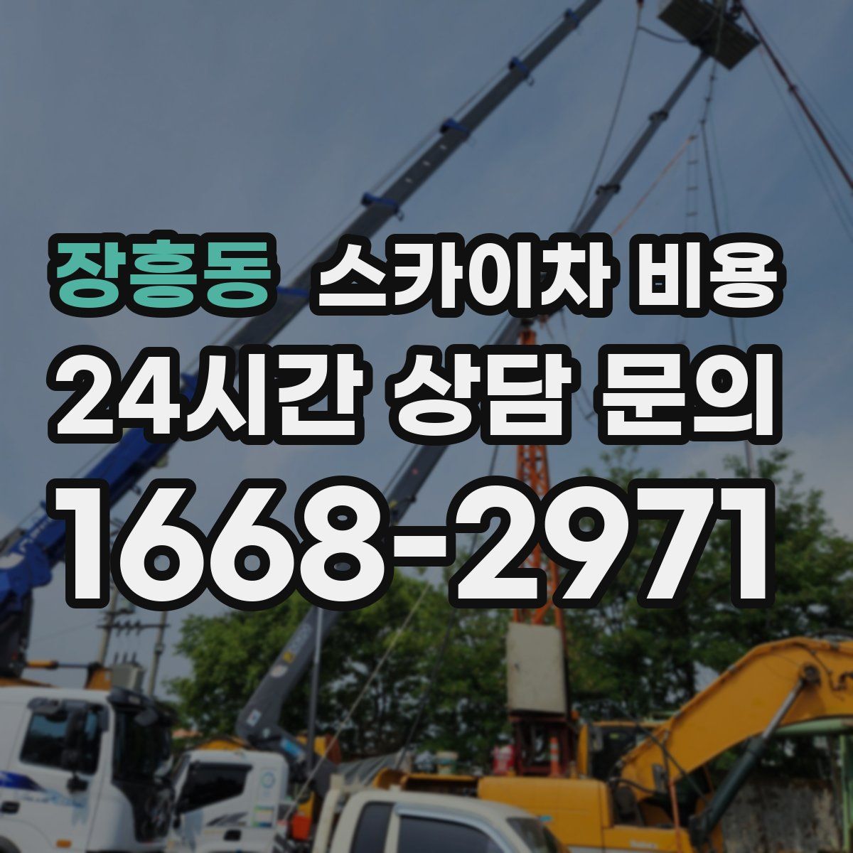 장흥동 스카이차 비용