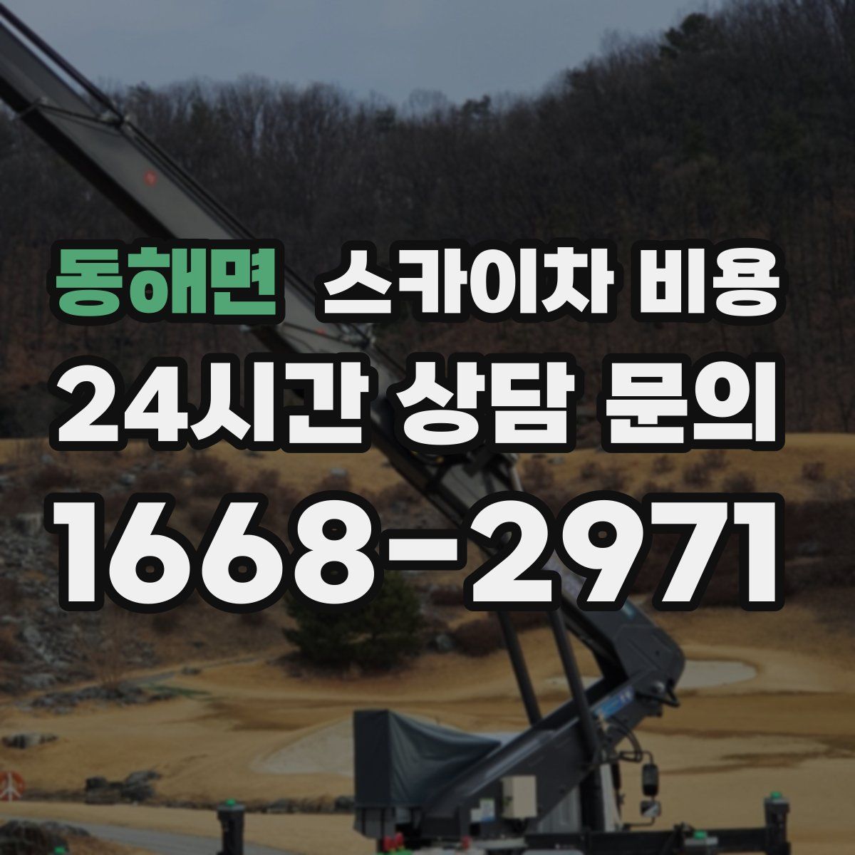동해면 스카이차 비용