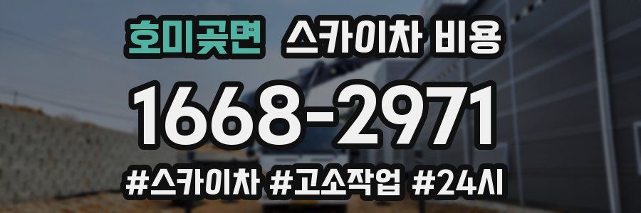 호미곶면 스카이차 비용