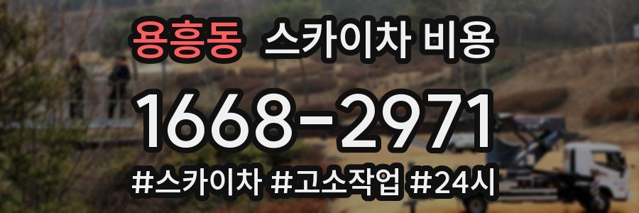 용흥동 스카이차 비용