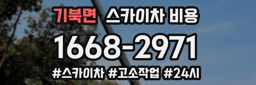 기북면 스카이차 비용