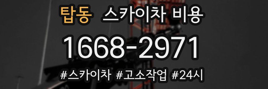 탑동 스카이차 비용