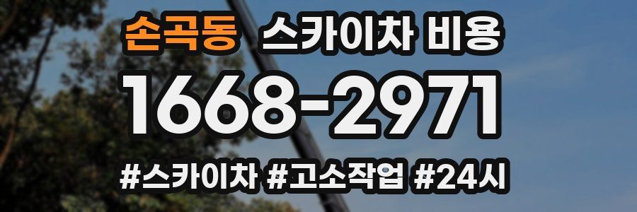 손곡동 스카이차 비용