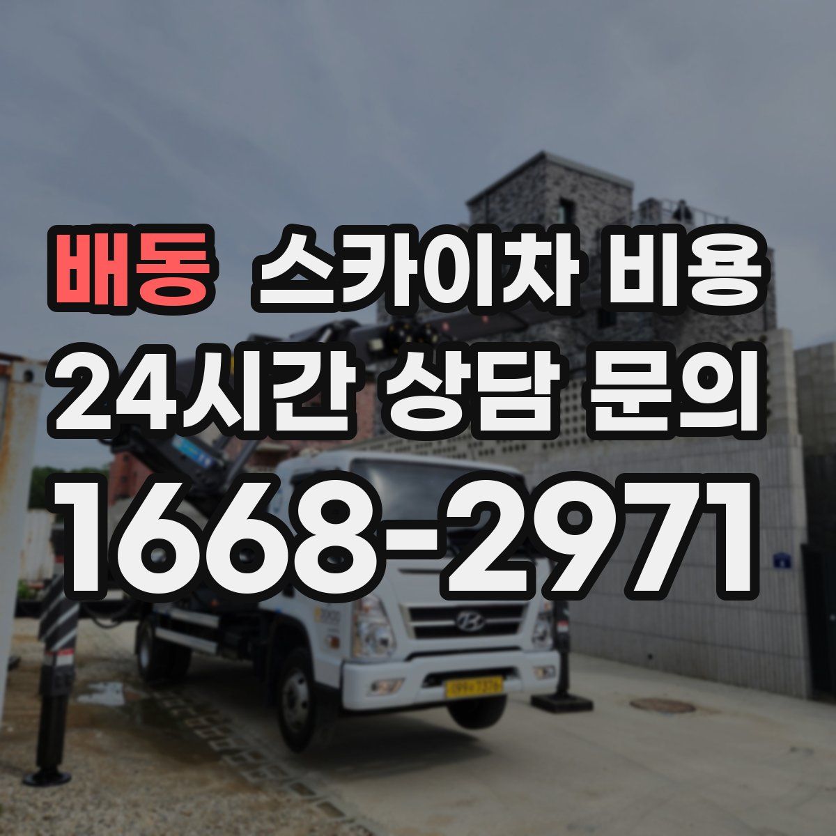 배동 스카이차 비용