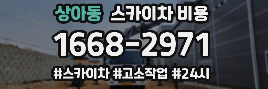 상아동 스카이차 비용