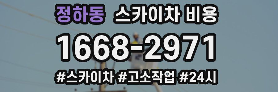 정하동 스카이차 비용