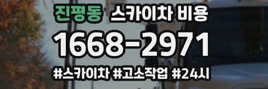 진평동 스카이차 비용