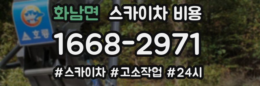 화남면 스카이차 비용