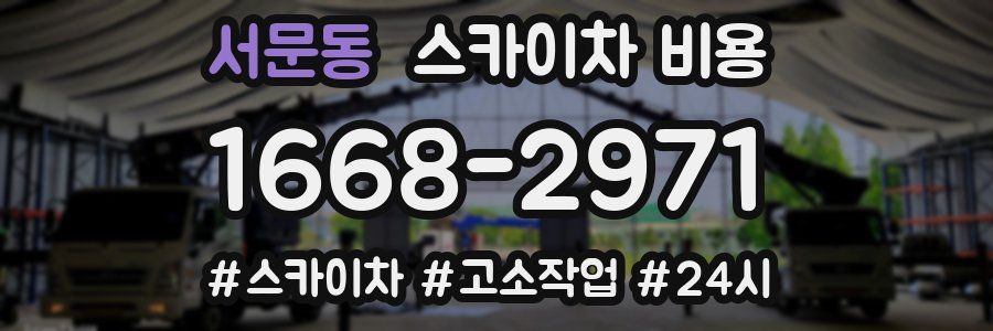 서문동 스카이차 비용