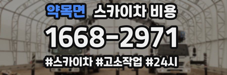 약목면 스카이차 비용