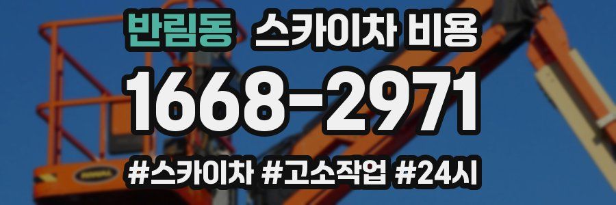 반림동 스카이차 비용