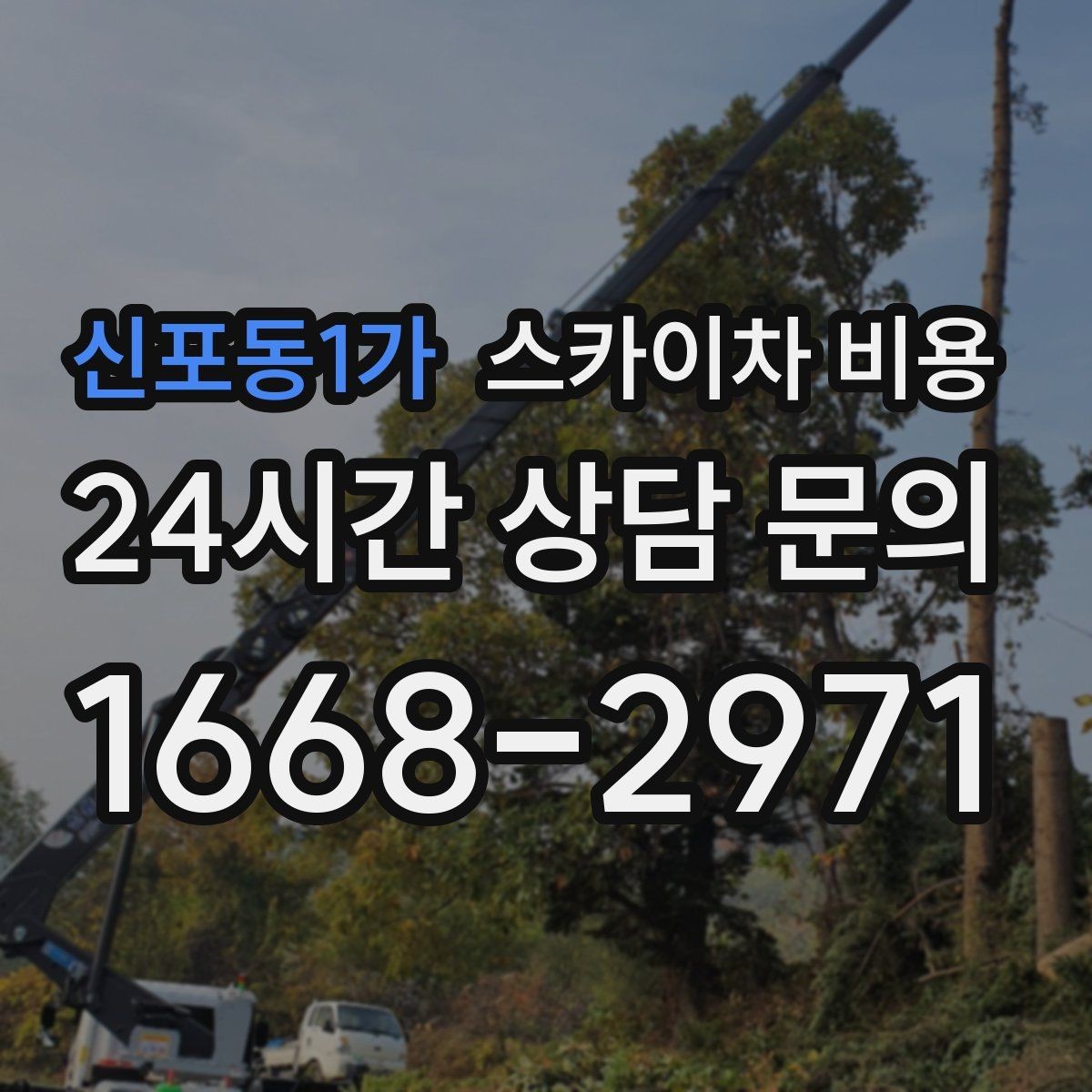 신포동1가 스카이차 비용 공휴일 작업이 필요한 경우 준비 사항