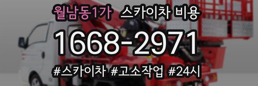 월남동1가 스카이차 비용