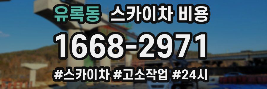 유록동 스카이차 비용