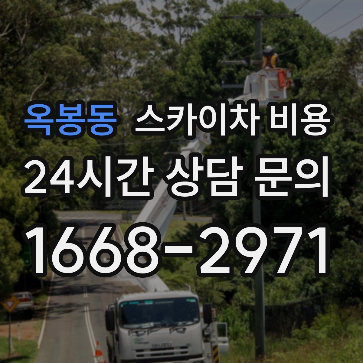 옥봉동 스카이차 비용