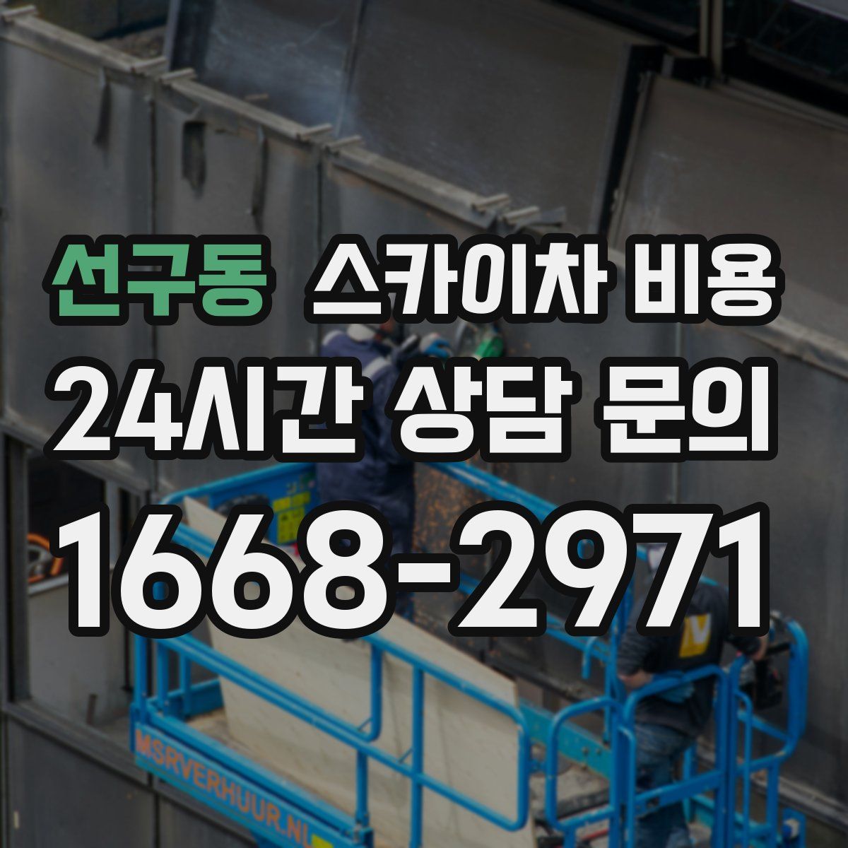 선구동 스카이차 비용