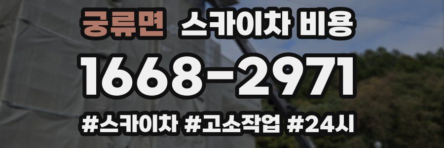 궁류면 스카이차 비용