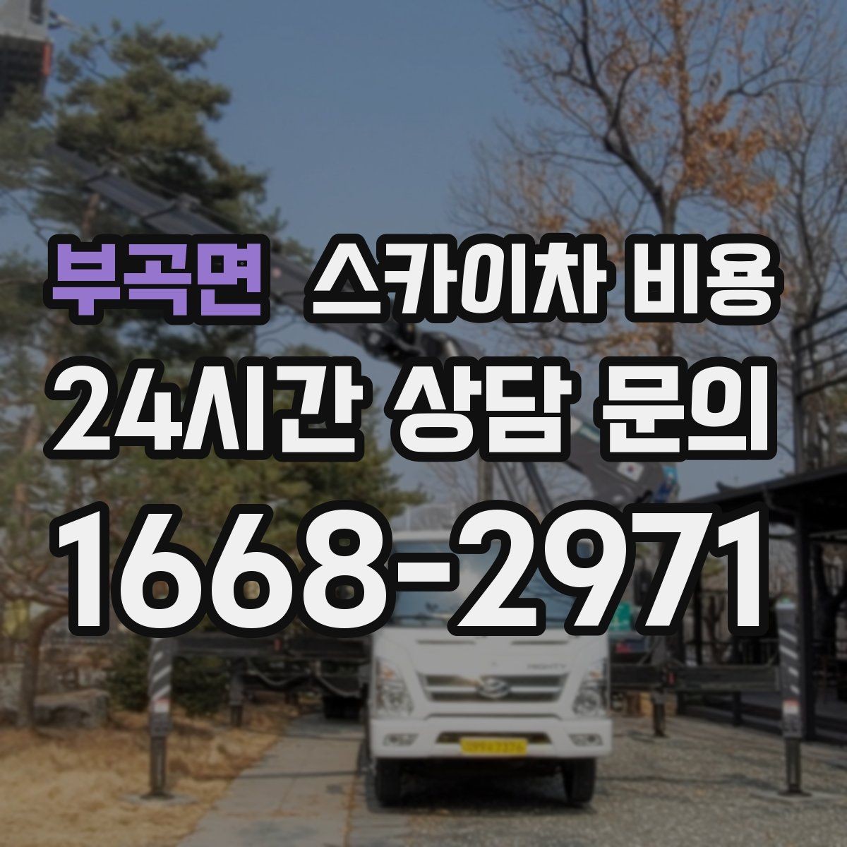 부곡면 스카이차 비용 건물 층수 대신 실제 작업 높이(층수/실측 높이)를 확인하는 법