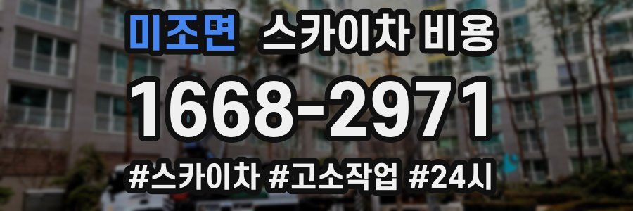 미조면 스카이차 비용