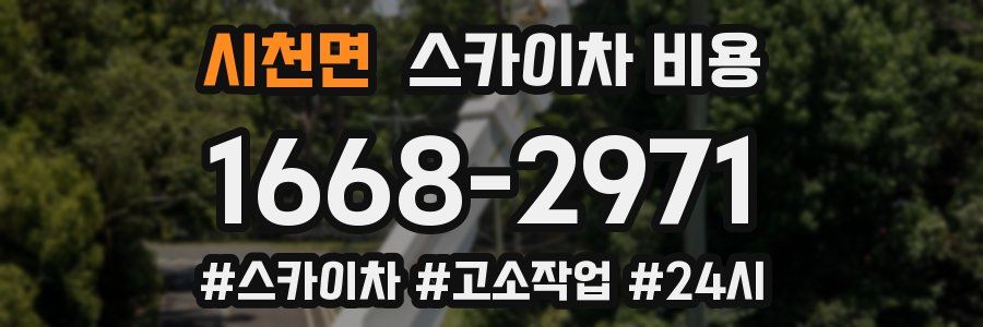 시천면 스카이차 비용