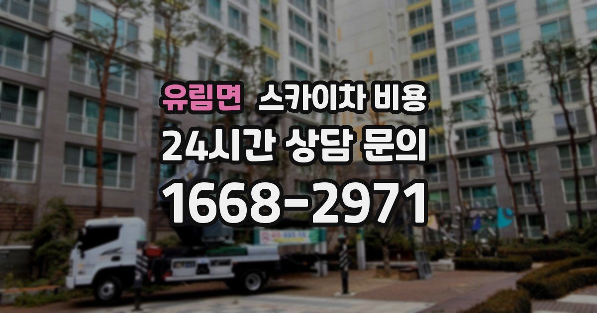 유림면 스카이차 비용