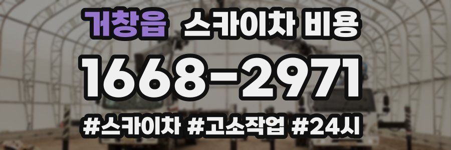 거창읍 스카이차 비용