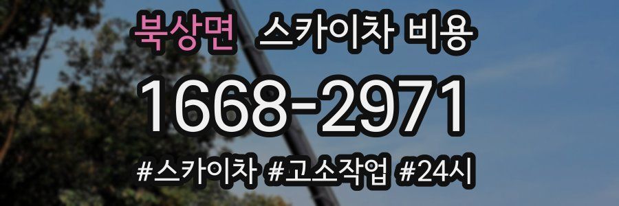 북상면 스카이차 비용