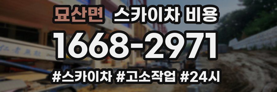 묘산면 스카이차 비용