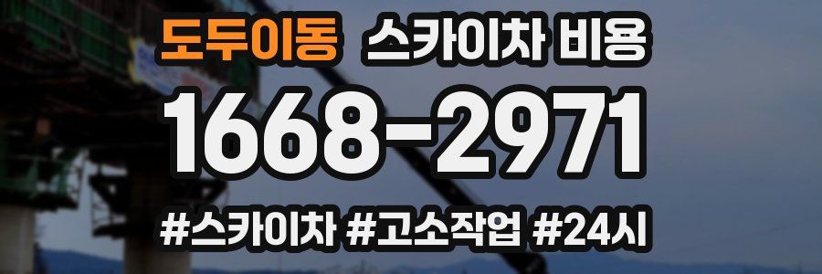 도두이동 스카이차 비용