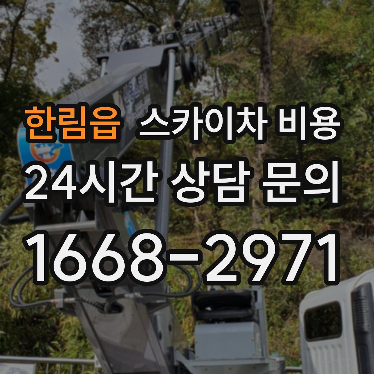 한림읍 스카이차 비용